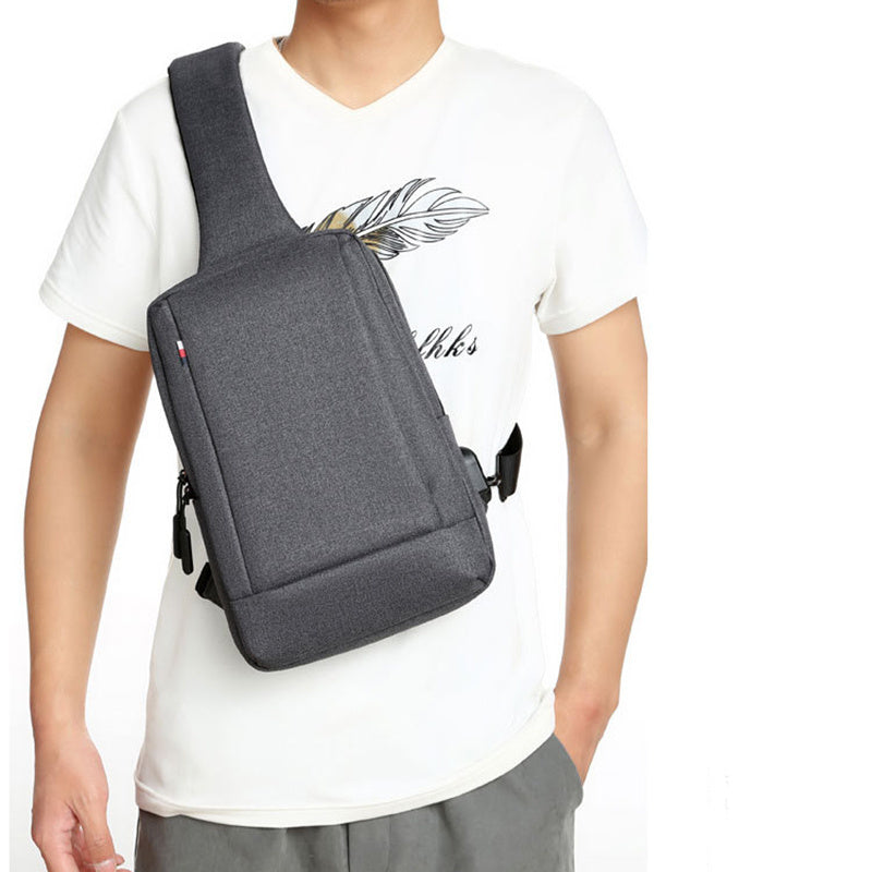 Herren Brusttasche Schultertaschen Umhängetasche Sling Rucksack