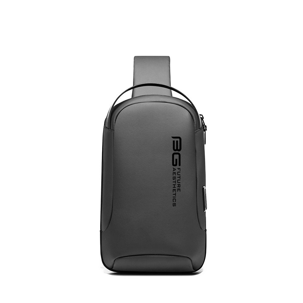 Herren Freizeit Schulter Business Usb Schultertasche