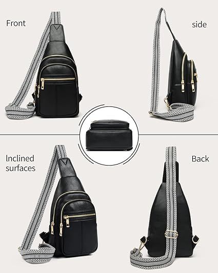 Kleine Umhängetasche für Frauen Männer Crossbody Taschen Trendy Rucksack Bauchtaschen Brusttasche für Reisen
