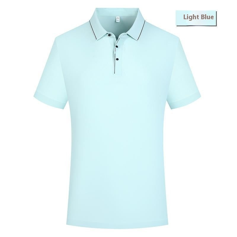 High-end Ice Silk Cool Breathable Light Luxury Temperament Polo Shirt