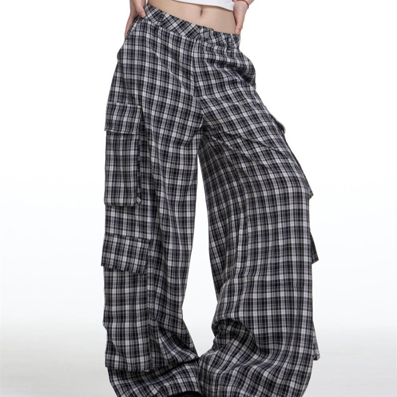 New Loose Straight Wide Leg Mop Pants
