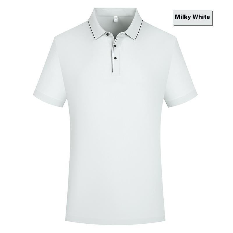 High-end Ice Silk Cool Breathable Light Luxury Temperament Polo Shirt