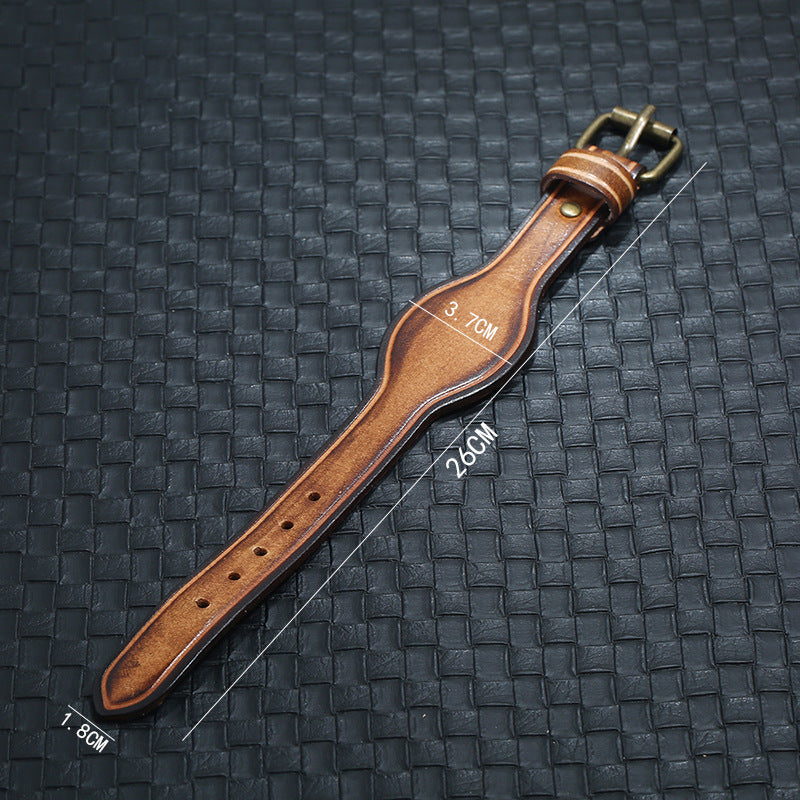 New Retro Distressed Leather Bracelet Simple Men