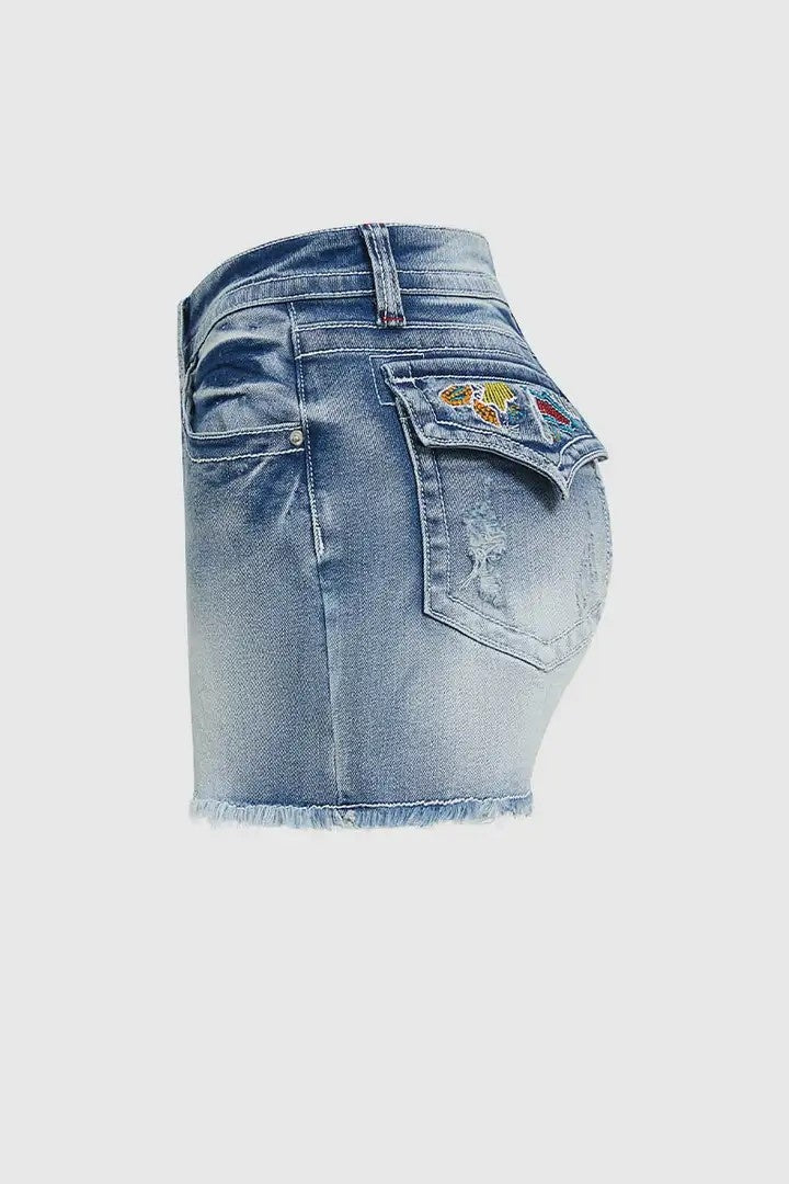 Women's Mid-Rise Relaxed Jeans, Loose Fit Full-Length Jeans With 3D Wrinkle Whiskering, Vintage-Wash Denim For All Seasons