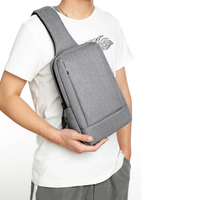 Herren Brusttasche Schultertaschen Umhängetasche Sling Rucksack