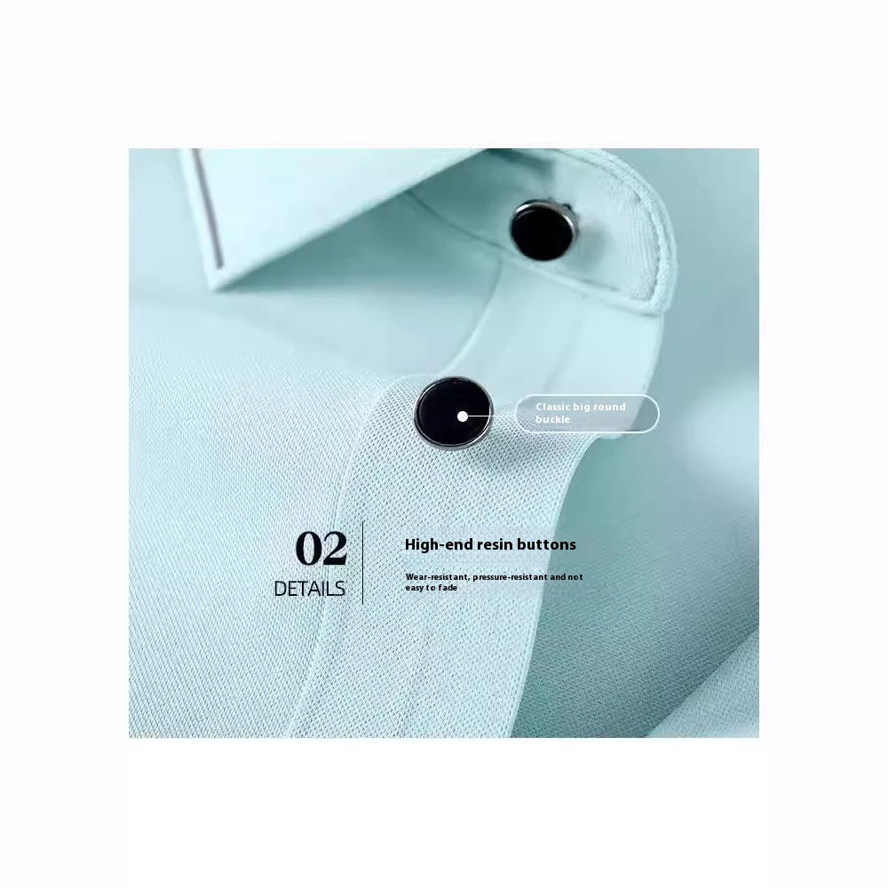 High-end Ice Silk Cool Breathable Light Luxury Temperament Polo Shirt
