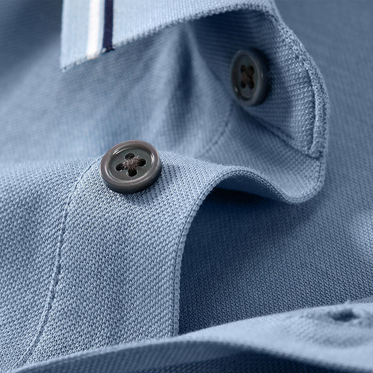 Silk Knitted Men's Short-sleeve Polo Shirt