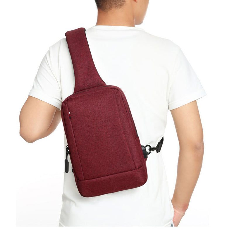 Herren Brusttasche Schultertaschen Umhängetasche Sling Rucksack
