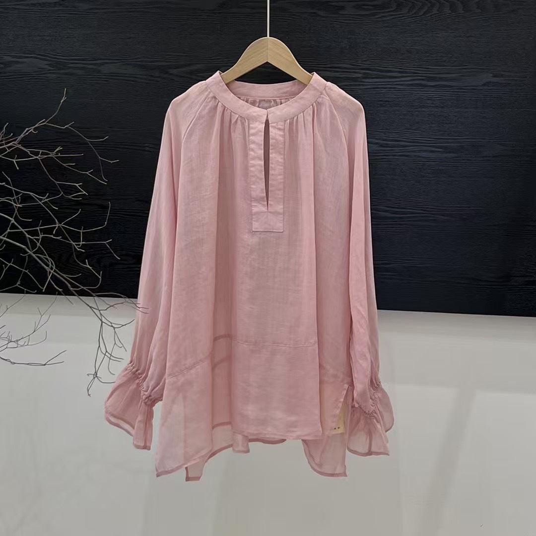 Design Sense Elegante Langarmbluse Alleskönner Shirt