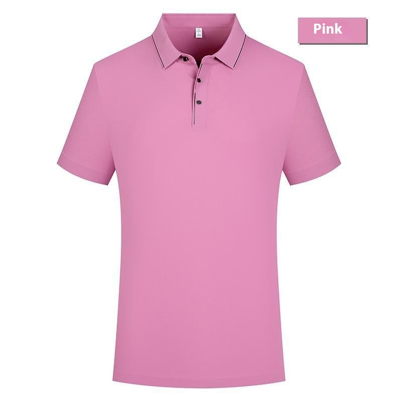 High-end Ice Silk Cool Breathable Light Luxury Temperament Polo Shirt