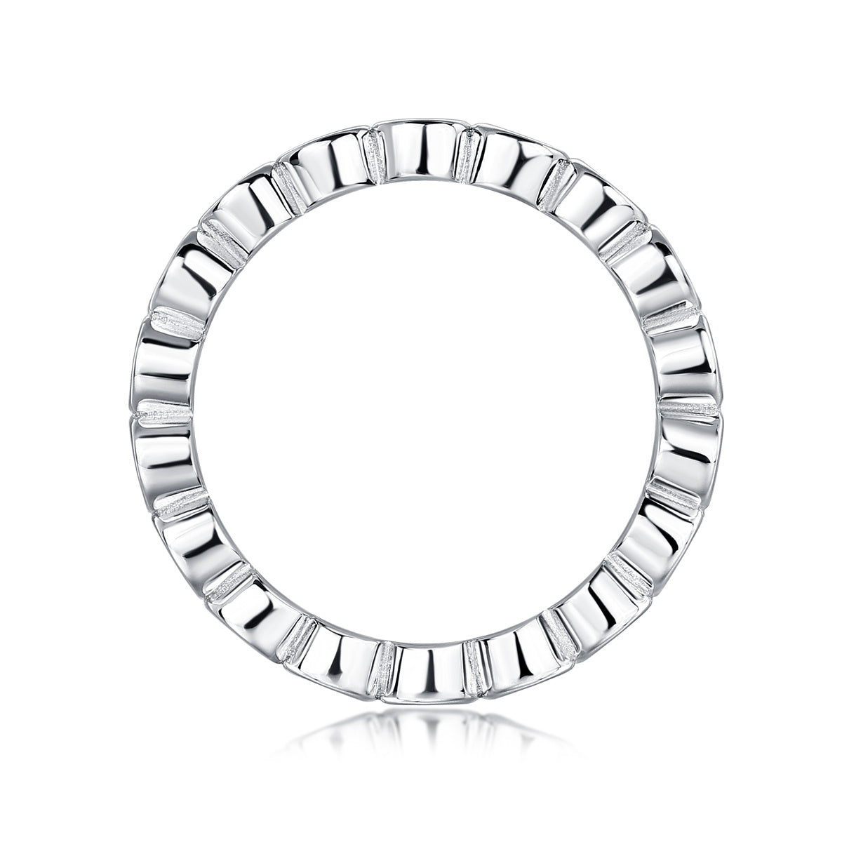 Diamond Ring Luxury Fashion Set Moissanite Silver Ring