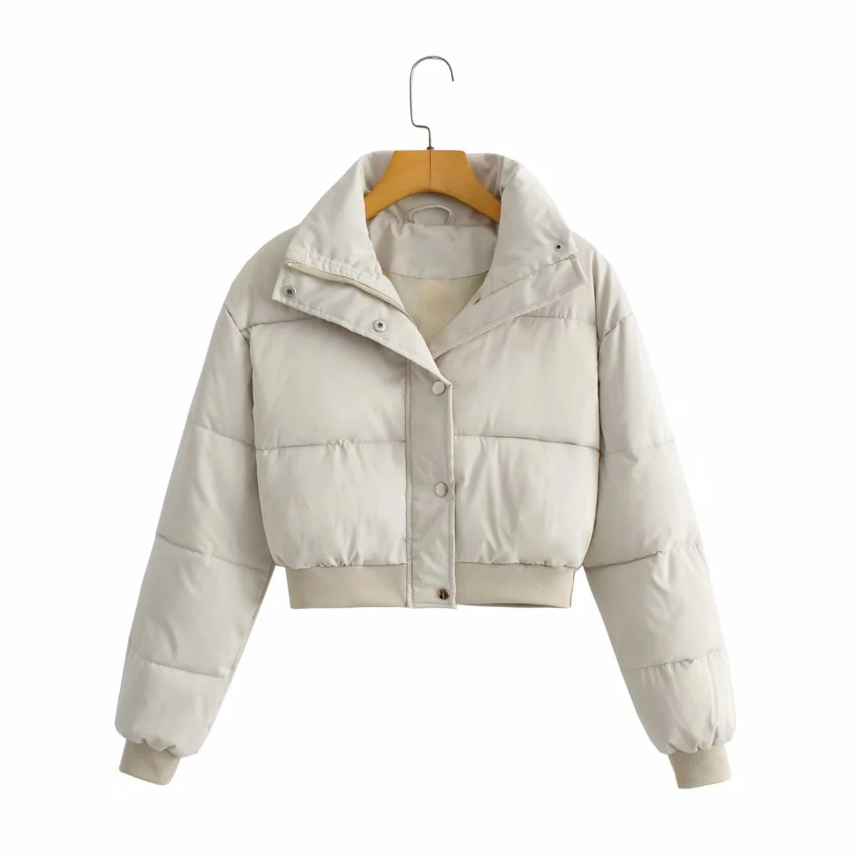 Cotton Clothing Women's Thickened Jacket Long-sleeved Cotton Coat