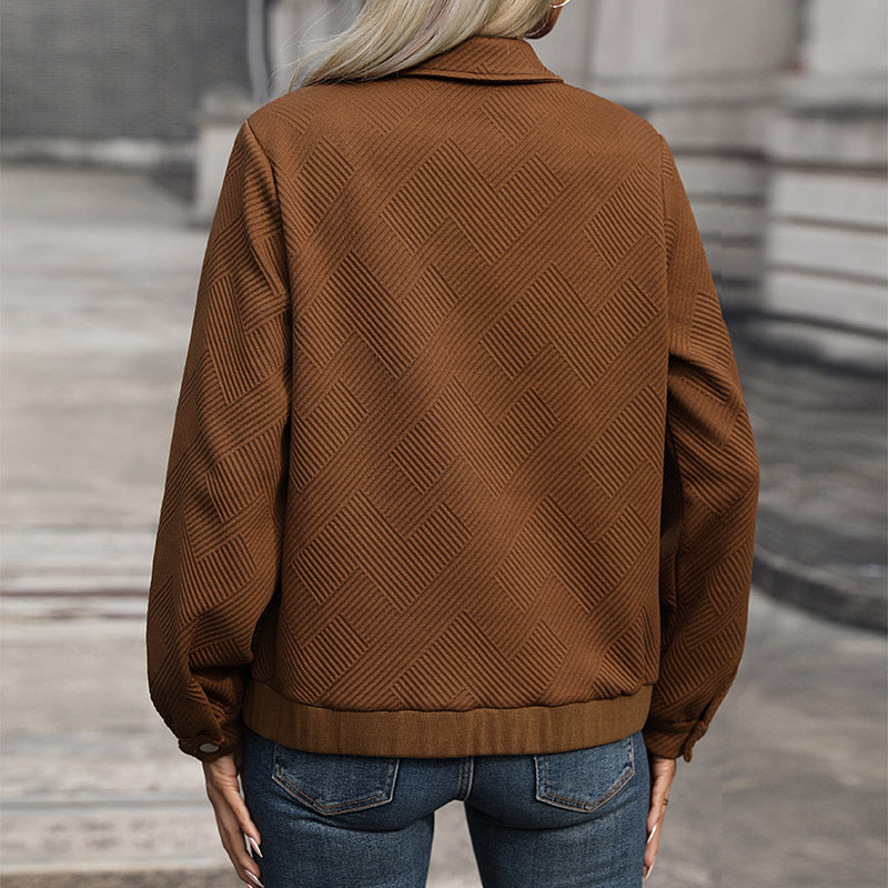 Lapel Cardigan Autumn New Women's Clothing Jacket