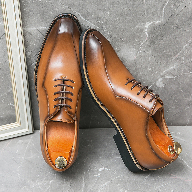 Trendy Business Formal Wear Fashion Men's Dinner Leather Shoes