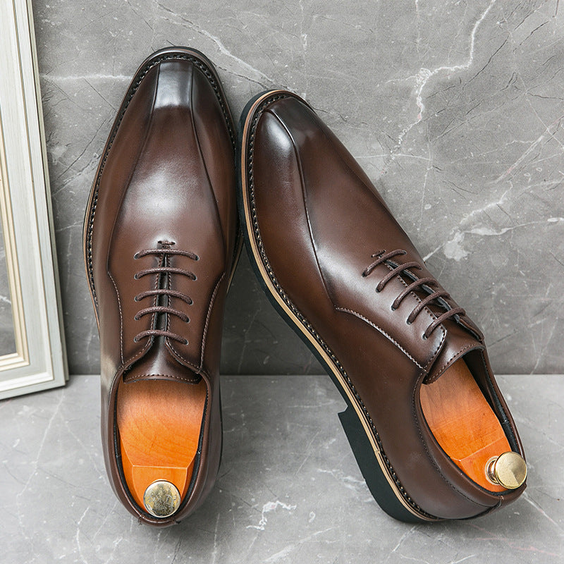 Trendy Business Formal Wear Fashion Men's Dinner Leather Shoes