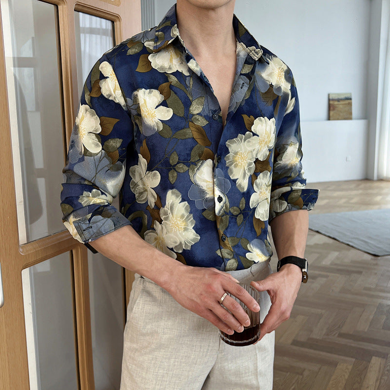 Men’s Floral & Pattern Print Shirt