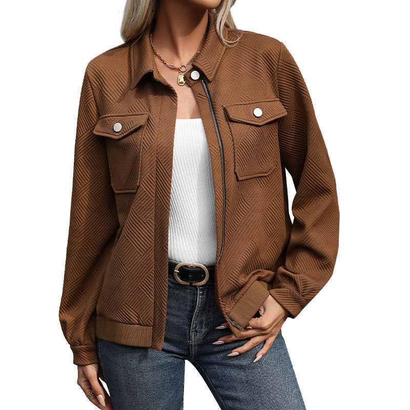 Lapel Cardigan Autumn New Women's Clothing Jacket
