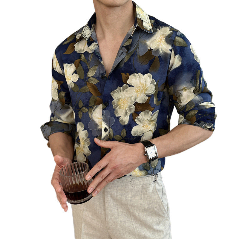 Men’s Floral & Pattern Print Shirt