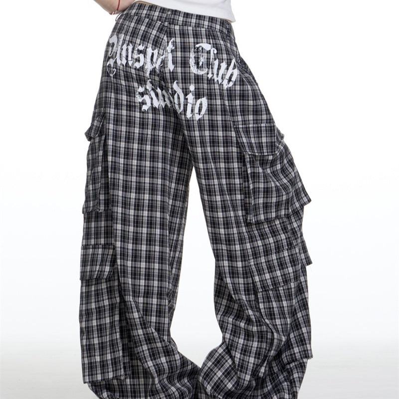New Loose Straight Wide Leg Mop Pants