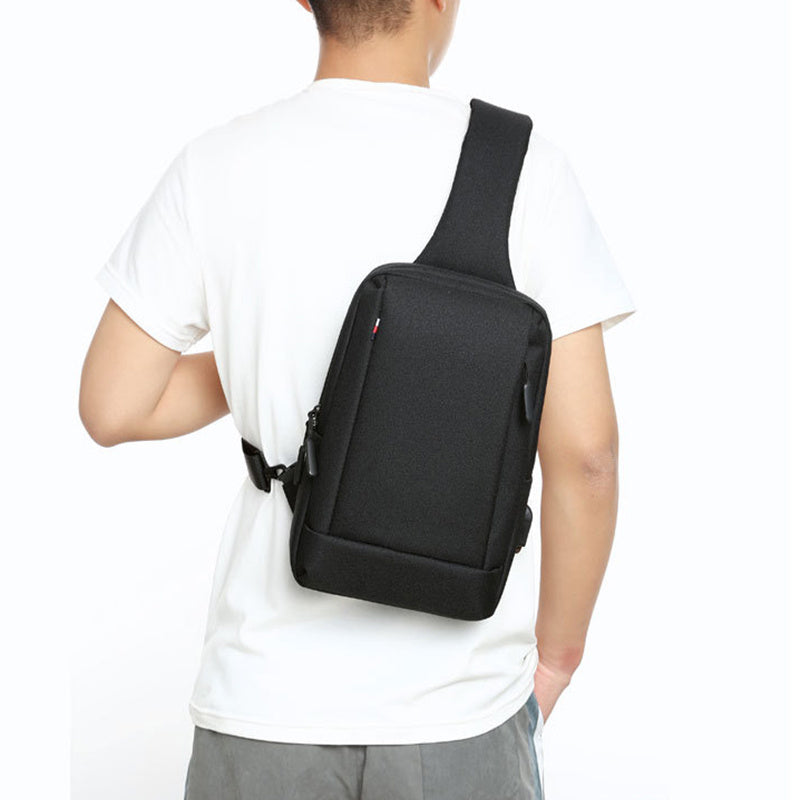 Herren Brusttasche Schultertaschen Umhängetasche Sling Rucksack