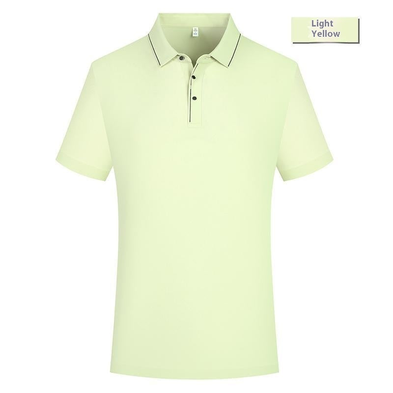 High-end Ice Silk Cool Breathable Light Luxury Temperament Polo Shirt