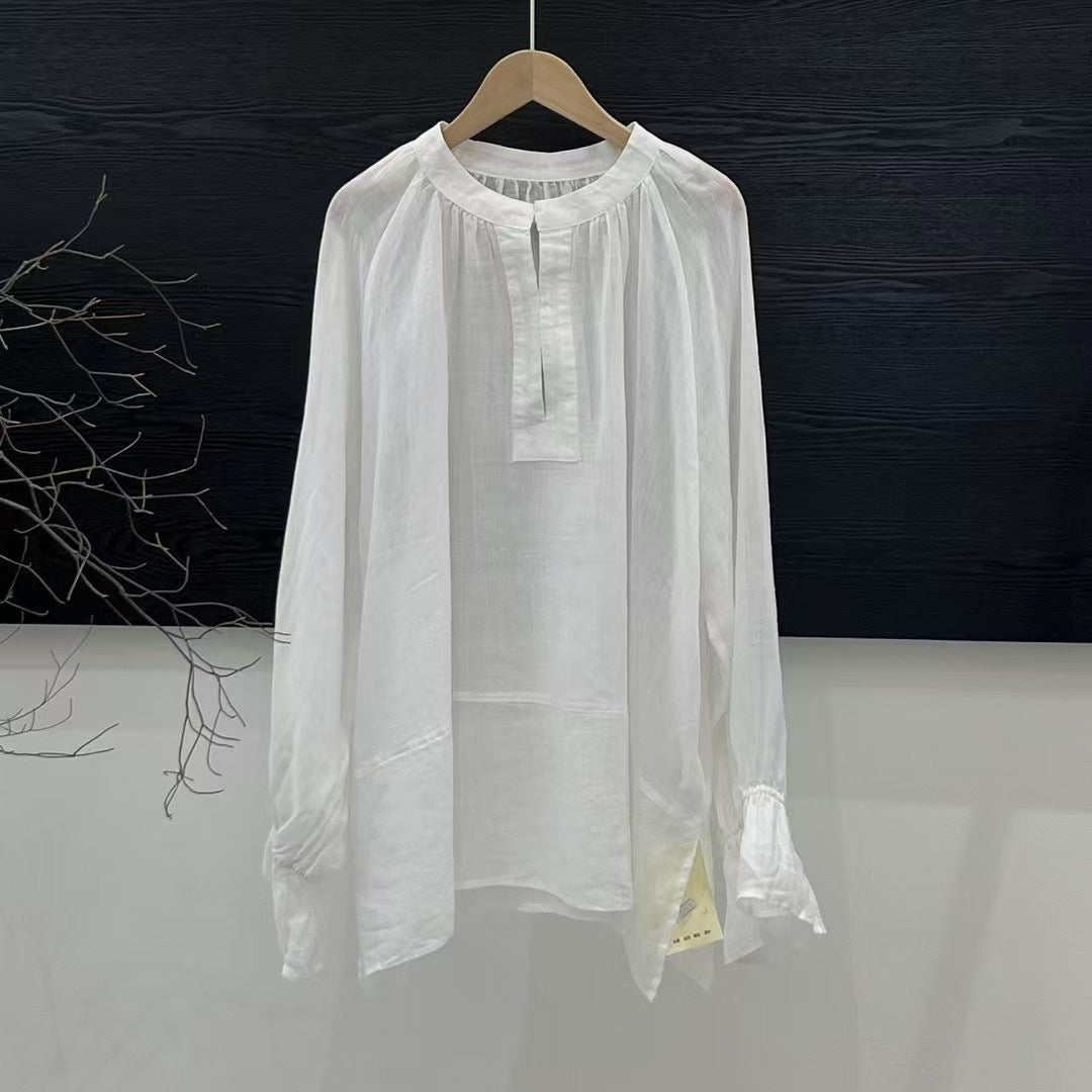 Design Sense Elegante Langarmbluse Alleskönner Shirt