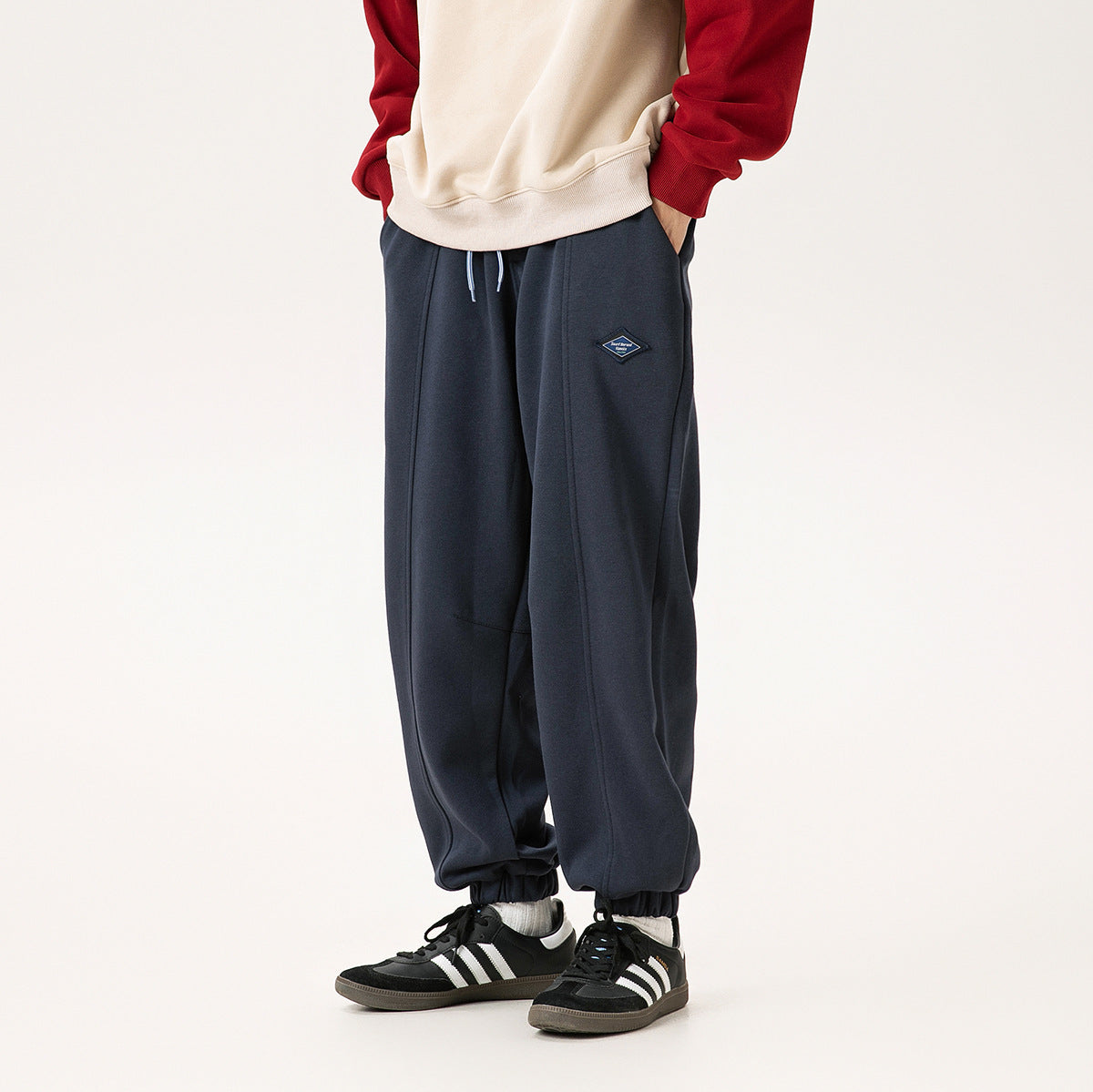 Retro-Mode-Marke Sportliche Freizeit-Sweatpants Herren