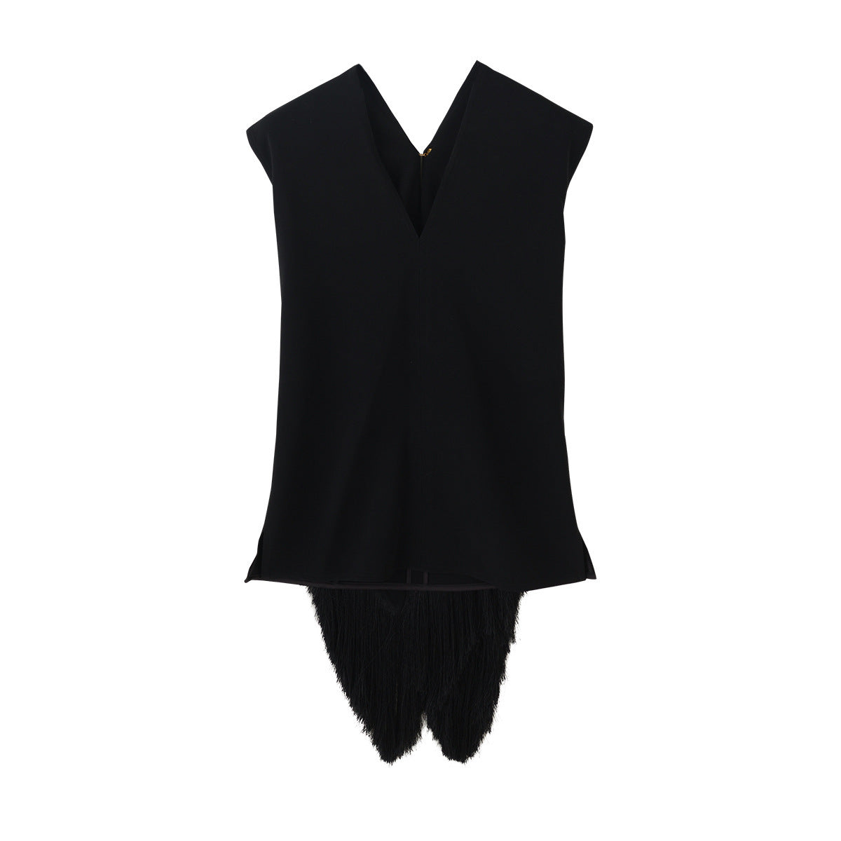 Black Sleeveless White Shirt Skirt Suit Women's Casual