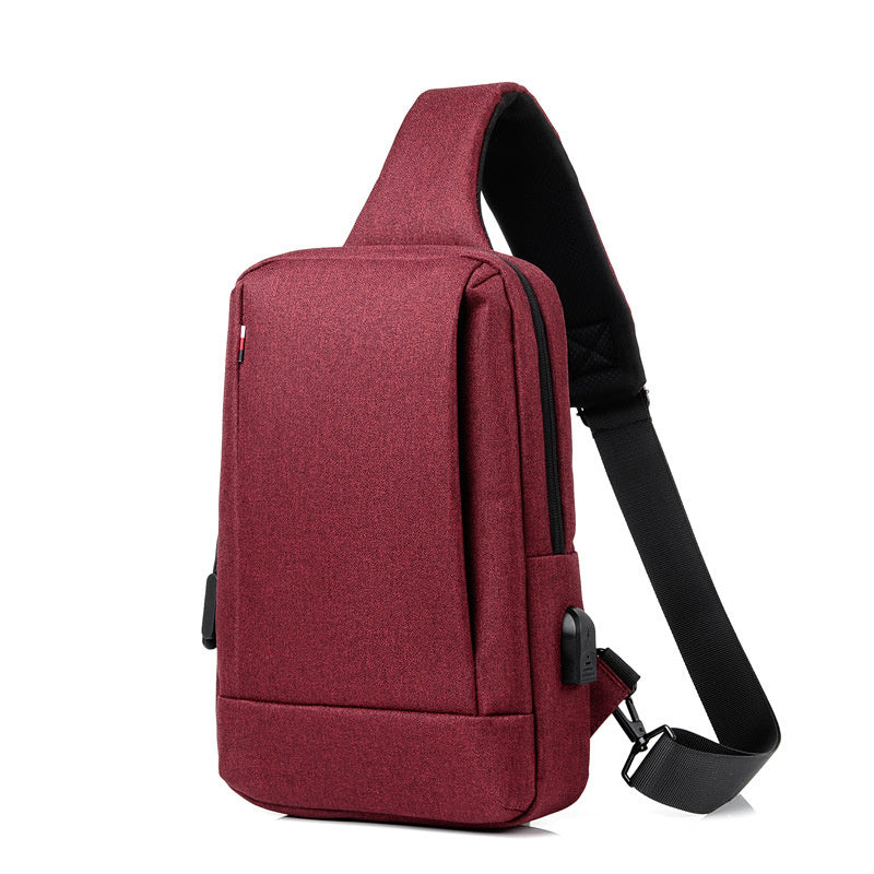 Herren Brusttasche Schultertaschen Umhängetasche Sling Rucksack