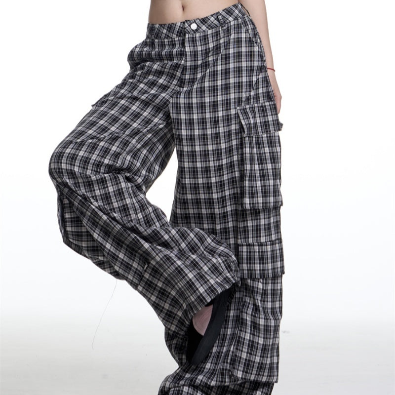 New Loose Straight Wide Leg Mop Pants