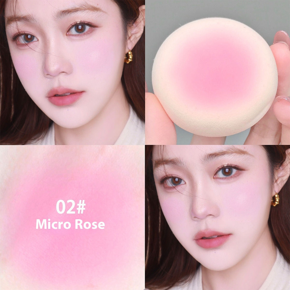 Monochrome Ice Cube Blush Ins Brightening Color Rendering Long-lasting Natural Delicate