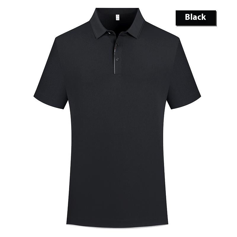 High-end Ice Silk Cool Breathable Light Luxury Temperament Polo Shirt