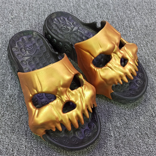 Skull EVA Indoor Badezimmer Zuhause Dicke Sohle Weiche Sohle Hausschuhe