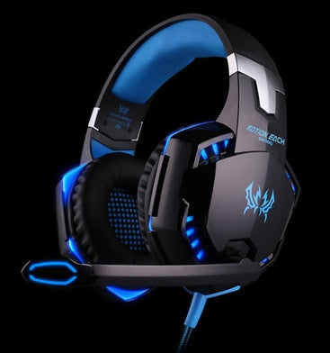 Verdrahtetes Gaming-Headset Kopfhörer Surround Sound Tiefer Bass Stereo Casque Ohrhörer mit Mikrofon