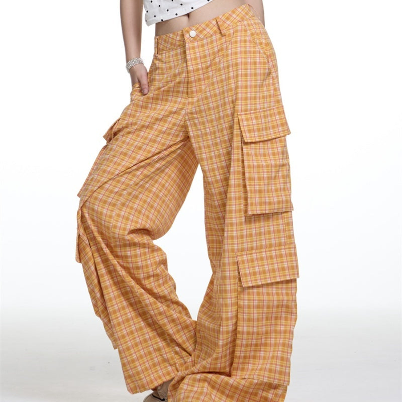 New Loose Straight Wide Leg Mop Pants