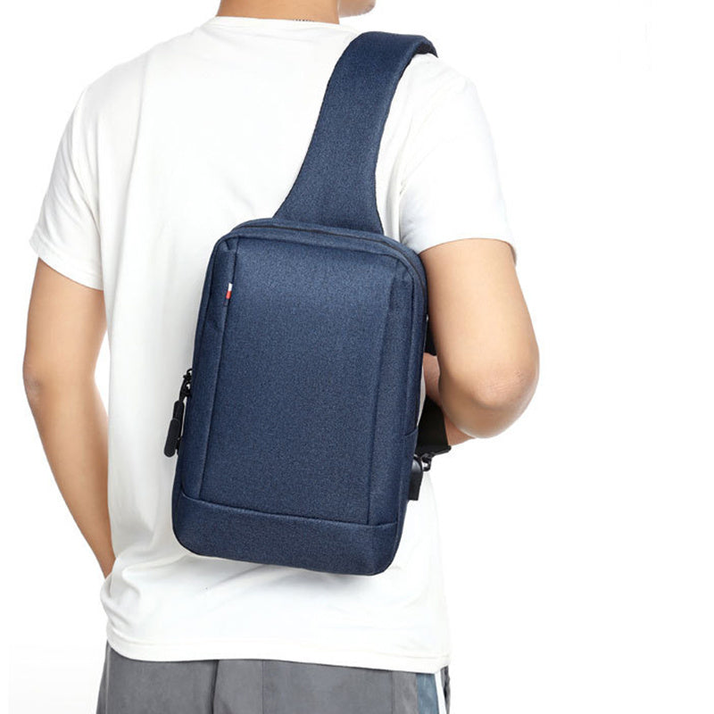 Herren Brusttasche Schultertaschen Umhängetasche Sling Rucksack