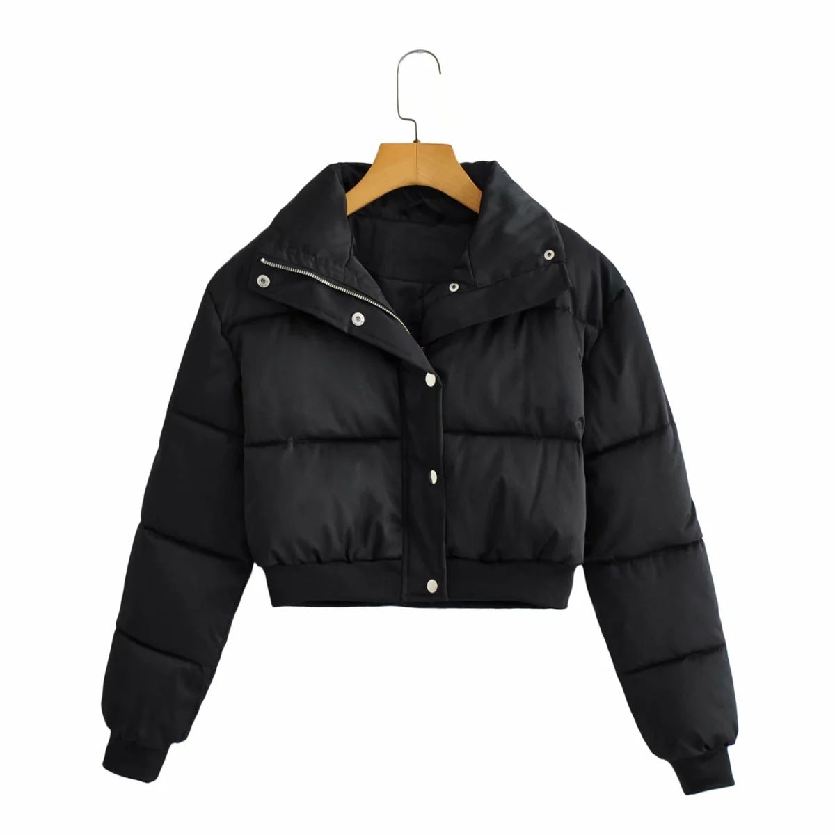 Cotton Clothing Women&#039;s Thickened Jacket Long-sleeved Cotton Coat