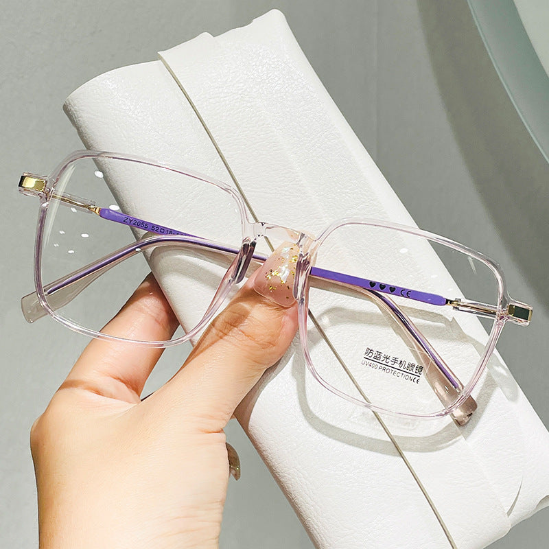 Sin Style Plain Men And Women Plain Myopia Glasses