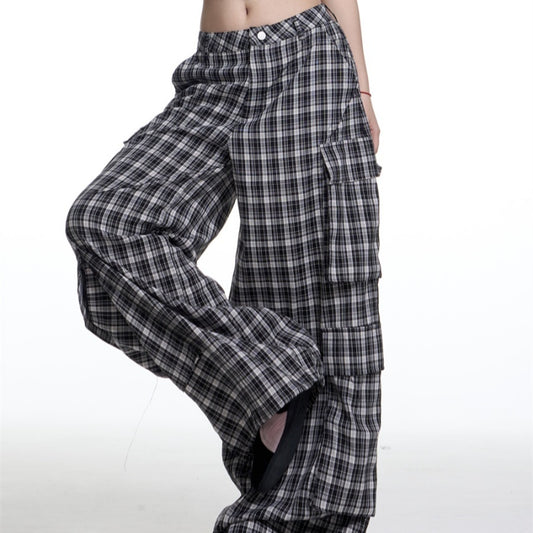 New Loose Straight Wide Leg Mop Pants
